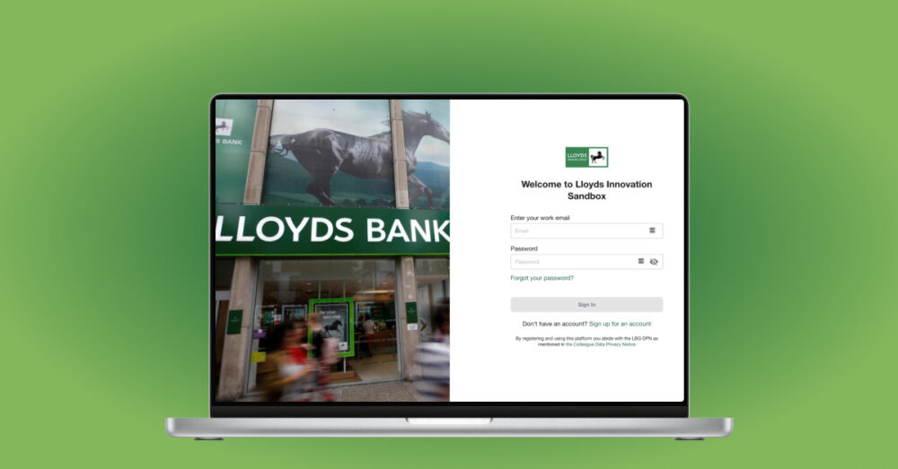 Lloyds Banking Group Innovation Sandbox