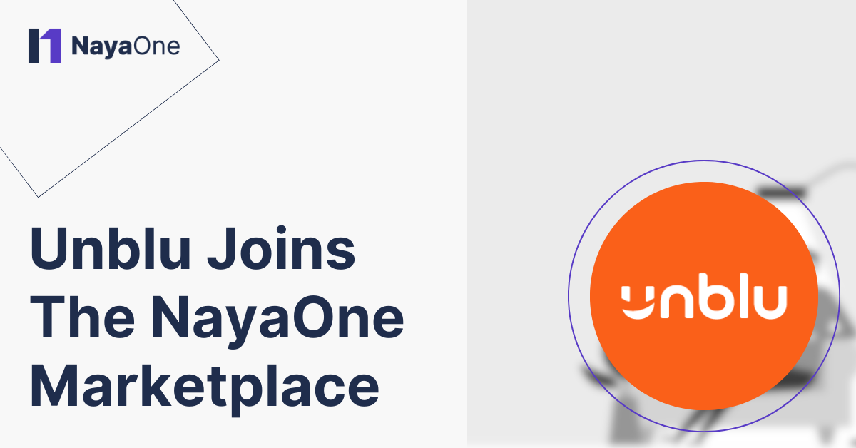Unblu Joins The NayaOne Marketplace
