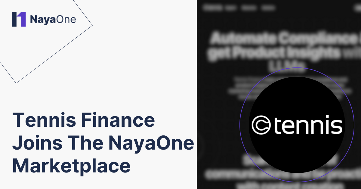 Tennis Finance Joins The NayaOne Marketplace