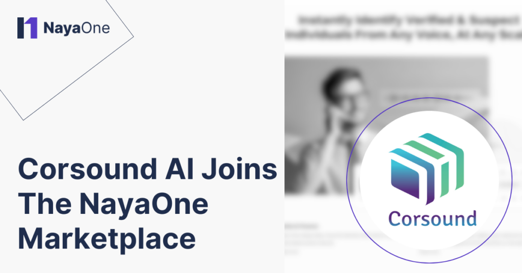 Corsound AI Joins NayaOne Tech Marketplace