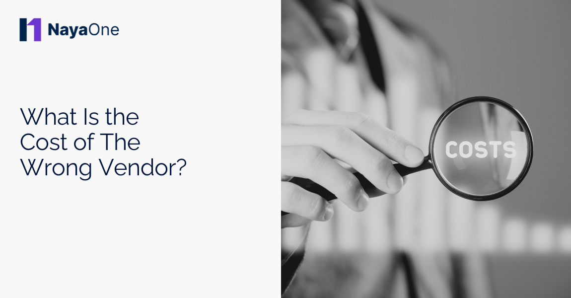 what is the cost of the wrong vendor