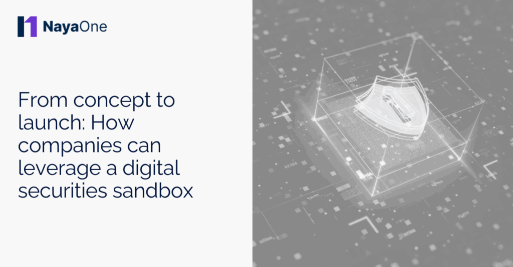 From concept to launch How companies can leverage a digital securities sandbox