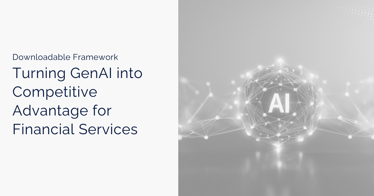 Maximising Data Value with GenAI for Financial Leaders
